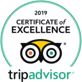 Tripadvisor 2019 Certificate of Excellence badge