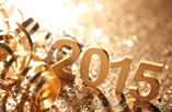 2015 in gold lettering