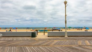 View of ocean from the boardwalk