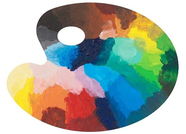 Paint Palette Multicolor Paint 1