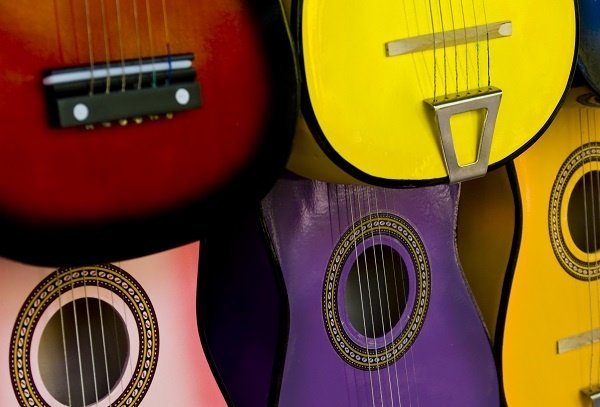 Acoustic Guitars Colorful