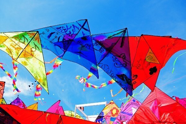 Kite Multicolored Kites 45974314