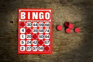 Bingo Card And Chips 84083797 12